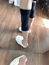 莫爾康石墨烯護膝蓋套保暖老寒腿男女士漆關(guān)節發(fā)熱護腿套保暖 黑色 L 曬單實(shí)拍圖