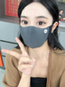 李寧保暖口罩秋冬季騎行面罩男女士防寒防風(fēng)塵面罩加厚騎車(chē)可水洗口罩 曬單實(shí)拍圖