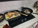 PAKCHOICE烤魚盤帶蓋長(zhǎng)方形烤魚專用盤鍋電磁爐燃?xì)饧矣锰间摬徽晨颈P 曬單實(shí)拍圖