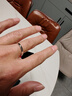 mini&yaya男士銀戒指男士個(gè)性潮流單身尾戒情人節禮物生日禮物送男朋友老公 曬單實(shí)拍圖