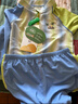 Kocotreekk樹(shù)兒童泳衣原紗防曬游泳衣男童分體女童長(cháng)袖寶寶泳裝三件套  曬單實(shí)拍圖