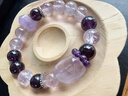 靈菲天然烏拉圭紫水晶財運手鏈紫晶手串生日女士女生禮物11mm證書(shū) 曬單實(shí)拍圖