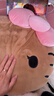 野獸派家居（tbh）三麗鷗Hello Kitty二合一抱枕法蘭絨暖香毯抱枕毯靠墊毛毯禮物   曬單實(shí)拍圖