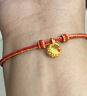 莎妍茜珠項鏈吊墜扣頭活扣圓環(huán)s925純銀萬(wàn)18K金色能扣手鏈連接配件配飾 黃金色6mm 曬單實(shí)拍圖