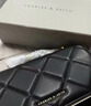 CHARLES&KEITH質(zhì)感菱格鏈條小方錢(qián)包女包包女包生日禮物CK6-10680924 Black黑色 XS 曬單實(shí)拍圖