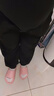 婧麒（JOYNCLEON）孕婦褲春秋外穿休閑運動(dòng)褲秋款小個(gè)子大碼衛褲 黑色 XXL jyk28218 曬單實(shí)拍圖