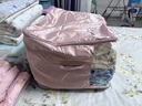 百草園羽絨服收納袋可視壓縮袋手提便攜衣物棉被旅行整理袋超大號米色 曬單實(shí)拍圖