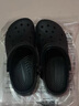 CROCS卡駱馳洞洞鞋貝雅男鞋女鞋輕便耐磨一腳蹬拖鞋休閑鞋|10126 【預售】黑色-001 43 (270mm) 曬單實(shí)拍圖