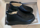 紅蜻蜓真羊毛棉鞋秋冬季商務(wù)高幫厚絨男鞋爸爸鞋WJD44650 黑色 41 曬單實(shí)拍圖
