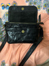 鹿師傅男士方形真皮單肩斜挎包男高級感植鞣牛皮通勤男包2025新款手機包 黑色 頭層牛皮 曬單實(shí)拍圖