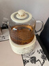 小熊（Bear）全玻璃壺體養生壺恒溫壺 辦公室多功能煮茶壺花茶壺 0金屬養生杯 24h預約24h保溫 1L YSH-P10Q7 曬單實(shí)拍圖