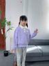 KUROMI酷洛米童裝女童翻領(lǐng)衛衣秋季2025年新款兒童洋氣上衣女孩甜美長(cháng)袖 【POLO衫翻領(lǐng)】紫 背背酷洛米X 100 曬單實(shí)拍圖