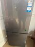 海爾（Haier）冰箱193升雙門兩門對開門風(fēng)冷無霜一級能效節(jié)能變頻玻璃面板凈味家用租房電冰箱BCD-193WGHC2E7AS 曬單實拍圖