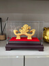 趙氏恒璽（ZONLOLV）絨沙金百財如意擺件白菜如意客廳玄關(guān)酒柜裝飾品搬家禮物喬遷禮品 【順豐包郵】絨沙金百財納福24*13*18.5CM 曬單實(shí)拍圖