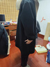 羅蒙（ROMON）假兩件風(fēng)衣男士2025年秋季新款中長(cháng)款大衣潮流休閑寬松夾克男外套 黑色 XL 曬單實(shí)拍圖