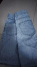 真維斯（Jeanswest）牛仔短褲女高腰五分夏季寬松直筒a字小個(gè)子中褲淺藍29 曬單實(shí)拍圖