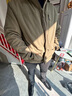 羅蒙棉衣男士外套男秋冬季新款棉服男工裝夾克棉襖加厚羽加絨服男冬裝 2320A灰色 2XL 約135-145斤 曬單實(shí)拍圖