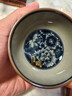 陶福德景德鎮柴窯青花普洱杯 手繪萬(wàn)花老泥茶杯 內外畫(huà)裂紋釉陶瓷主人杯 手繪青花柴窯-萬(wàn)花100ml1只 曬單實(shí)拍圖