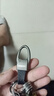 百誠汽車(chē)鑰匙扣高檔鎖匙扣圈鎖匙環(huán)掛件男腰掛男士車(chē)簡(jiǎn)約鑰匙鏈掛扣 砂黑/窄皮1.1CM 曬單實(shí)拍圖
