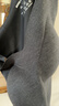 松山棉店商場同款磨絨V領(lǐng)bra-in背心一體式女內(nèi)搭保暖上衣深灰XL 曬單實拍圖