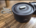 Naturehike挪客戶(hù)外鍋具套裝露營(yíng)野營(yíng)炊具便攜式燒水壺鋁合金煎鍋煎盤(pán)吊鍋 曬單實(shí)拍圖