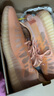 阿迪達斯yeezy350全透火山橙椰子夏日透氣男女休閑鞋GW2870  44.5 曬單實(shí)拍圖