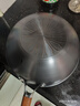 中康鐵鍋炒鍋不粘鍋第四代深氮平底鍋精鐵無(wú)涂層電磁爐燃氣通用32cm 曬單實(shí)拍圖