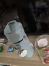 膳魔師（THERMOS）保溫杯兒童直飲水杯小學(xué)生開(kāi)學(xué)必備小黃鴨水壺帶杯套500ml淡綠 曬單實(shí)拍圖