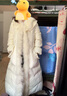 皮爾卡丹（pierre cardin）真狐貍毛小香風(fēng)2024新款羽絨服女冬季顯瘦長(cháng)款厚白鴨絨外套 白色1(真狐貍毛) M 105-115斤 曬單實(shí)拍圖