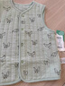 babylove嬰幼兒馬甲秋冬款薄夾棉新生兒保暖背心外穿百搭寶寶坎肩內搭 大吉大利-綠 73 cm 曬單實(shí)拍圖