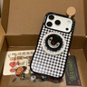PopSockets【黑夜浪漫·手機(jī)殼】泡泡騷手機(jī)支架氣囊伸縮防摔手機(jī)殼黑白棋盤iPhone 17/16 Pro Max手機(jī)保護(hù)套 黑白棋盤 iPhone 17 Pro 曬單實(shí)拍圖