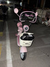 愛(ài)瑪（AIMA）長(cháng)續航電動(dòng)車(chē)新國標時(shí)尚便捷代步小巧踏板車(chē)電動(dòng)自行車(chē)電瓶車(chē) 小金豆 露霜粉【48V16AH鉛酸電池+藍牙APP解鎖】 曬單實(shí)拍圖