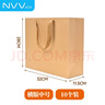 NVV 10個(gè)裝牛皮紙袋禮物包裝袋商務(wù)會(huì )議伴手禮手提袋茶葉手提袋紙袋子NB-H321128 曬單實(shí)拍圖