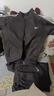 【一折專(zhuān)區】男裝運動(dòng)套裝秋季新款男士運動(dòng)服外套衛衣休閑跑步服 加絨-黑色套裝 105 2XL 135-160斤 曬單實(shí)拍圖