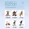 美度（MAYDU）嬰兒車(chē)遮陽(yáng)傘三輪車(chē)手推兒童車(chē)傘遛娃神器防曬太陽(yáng)雨傘M901蜜桃粉 曬單實(shí)拍圖