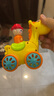 E7 生活按壓玩具回力車(chē)兒童小汽車(chē)學(xué)爬玩具嬰幼兒益智早教耐摔小孩玩具 按壓玩具黃色款【小長(cháng)頸鹿】 曬單實(shí)拍圖
