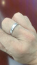 老鳳祥男士戒指銀單身男戒尾戒生日禮物時(shí)尚飾品潮流指環(huán)紀念日送男友 極簡(jiǎn)男戒 曬單實(shí)拍圖