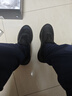 百麗厚底健步鞋男25秋旋鈕扣防潑濺耐磨休閑運動(dòng)鞋A2123CM5 煙晶黑 40 曬單實(shí)拍圖
