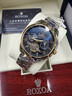 勞力士王子瑞士新款手表陀飛輪機械表鏤空夜光防水名牌進(jìn)口時(shí)尚商務(wù)專(zhuān)用男表 R3238-間金藍面鋼帶款 42mm 曬單實(shí)拍圖