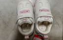 牧童學(xué)步鞋春秋季童鞋男童機能軟底嬰兒面包鞋革面女寶寶鞋 櫻花粉18 曬單實(shí)拍圖