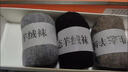 鄂爾多斯市100%純羊絨襪子冬季男女原生態(tài)山羊絨中筒薄款羊毛襪子 男士5雙裝 均碼 曬單實(shí)拍圖