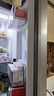 美的（Midea）417法式多門(mén)四開(kāi)門(mén)60cm超薄零嵌入式雙變頻小戶(hù)型無(wú)霜電冰箱 MR-417WFPE 流蘇銀 家電國家補貼20% 曬單實(shí)拍圖