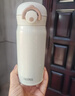 膳魔師（THERMOS）不銹鋼保溫杯大容量男女士?jì)和銛y水杯生日禮物團購定制JNR 【熱賣(mài)推薦】奶油白 350ml 曬單實(shí)拍圖