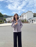 MsShe大碼女裝2025秋裝胖妹妹休閑戶外運(yùn)動(dòng)風(fēng)寬松連帽外套 煙紫色現(xiàn)貨 3XL 曬單實(shí)拍圖