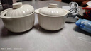 JCZS德國品質(zhì)陶瓷雙耳燉盅家用蒸盅燉湯隔水燉帶蓋燕窩湯盅瓦罐煲湯蒸 純白【防燙超厚食品級】荷葉燉盅320ml燉盅 曬單實(shí)拍圖