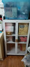 信京書(shū)柜儲物柜書(shū)架一體靠墻多層落地兒童防塵鋼制對開(kāi)門(mén)收納柜四層A 曬單實(shí)拍圖
