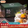 京地達云南特產(chǎn)新鮮菌類(lèi)凈重2斤七彩鮮菌菇組合禮盒裝菌子源頭直發(fā)包郵 曬單實(shí)拍圖
