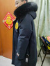 木木屋（mumuwu）品牌童裝男童羽絨服中長(cháng)款兒童外套冬季保暖男孩冬裝白鴨絨冬裝 軍綠配環(huán)保毛 170 適合160-170cm年齡14-15歲 曬單實(shí)拍圖