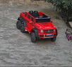 福兒寶（FUERBAO）奔馳授權兒童電動(dòng)車(chē)六驅可坐大人遙控玩具車(chē)小孩寶寶雙人越野送禮 六驅紅+雙油門(mén)+雙皮座+后備箱 曬單實(shí)拍圖