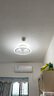 雷士（NVC）LED照明吸頂風(fēng)扇燈吊扇燈臥室智控搖頭全光譜無(wú)極調光定時(shí)簡(jiǎn)約風(fēng) 曬單實(shí)拍圖